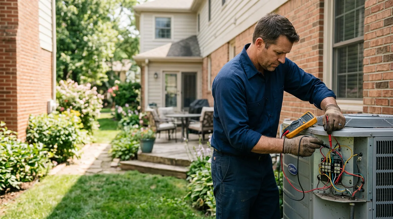 HVAC technician working near Arnoldsburg, WV